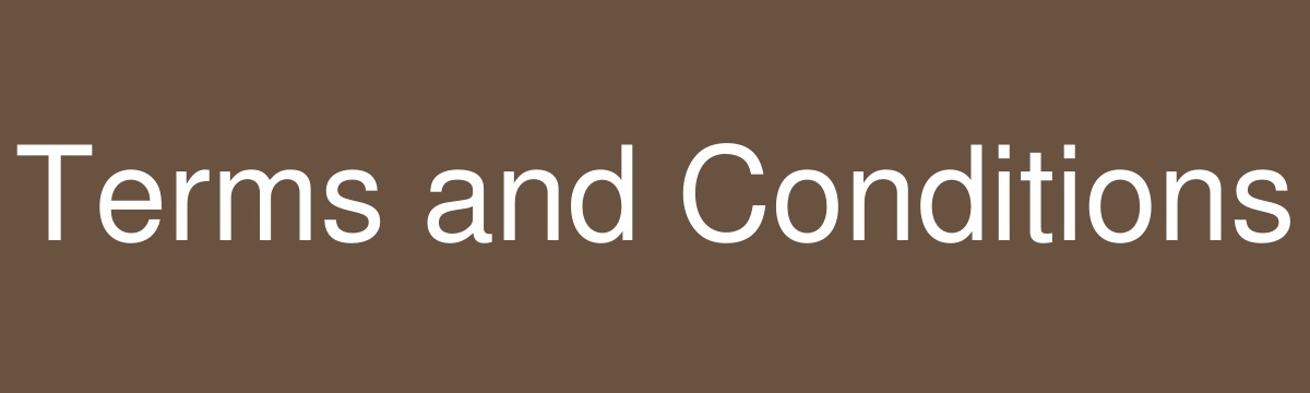 Terms and Conditions